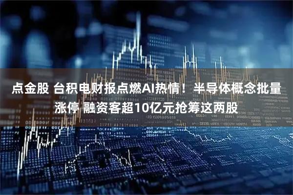 点金股 台积电财报点燃AI热情！半导体概念批量涨停 融资客超10亿元抢筹这两股